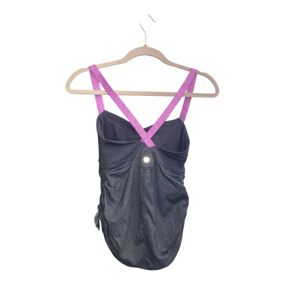 Lululemon Athletica tank top Gray and Pink Women's size 8 - Picture 1 of 7